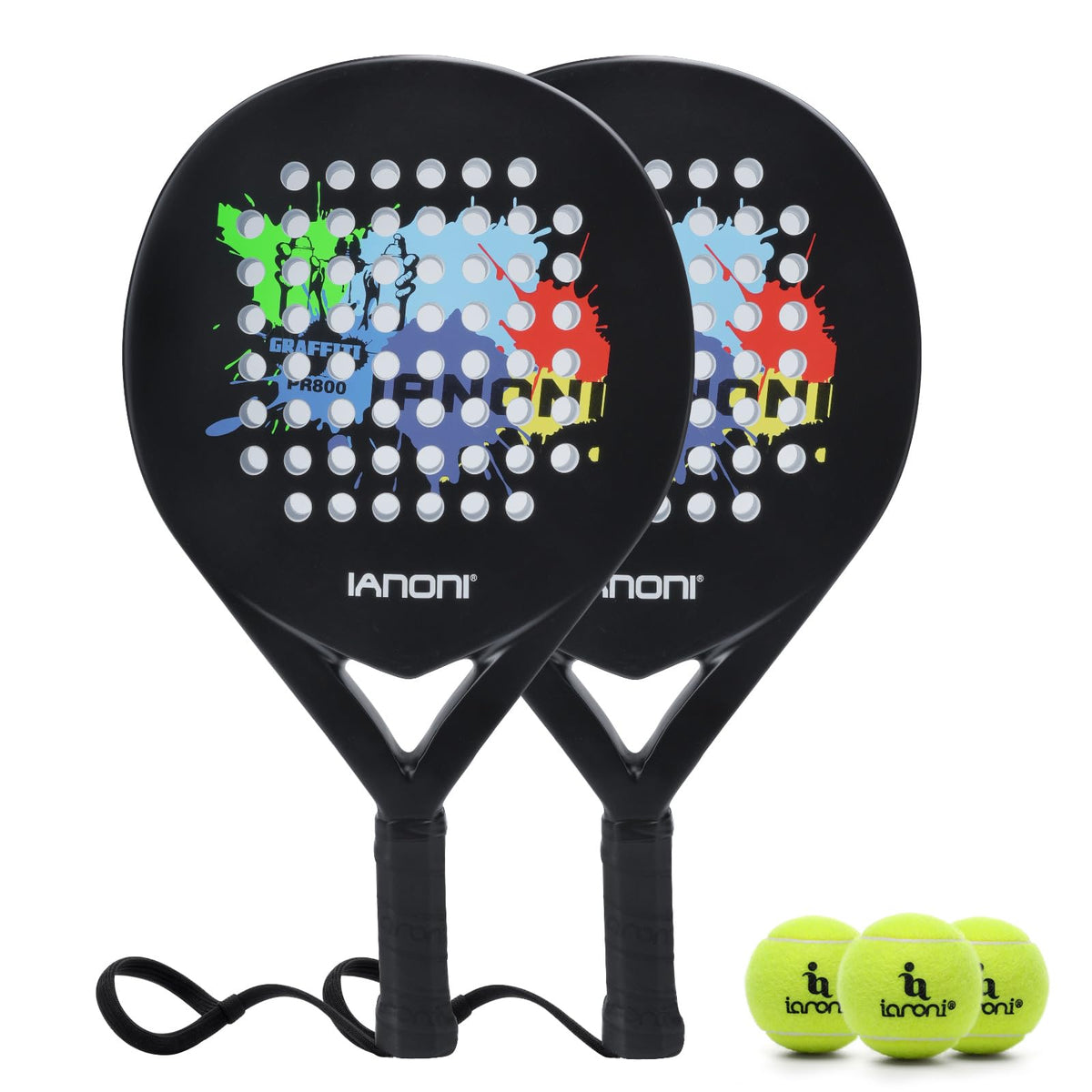 Carbon Flex Padel Rackets with EVA Core