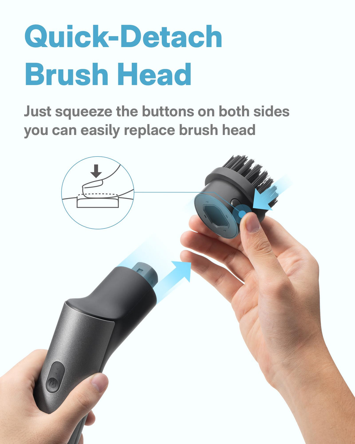 HOTO Cordless Electric Spin Scrubber