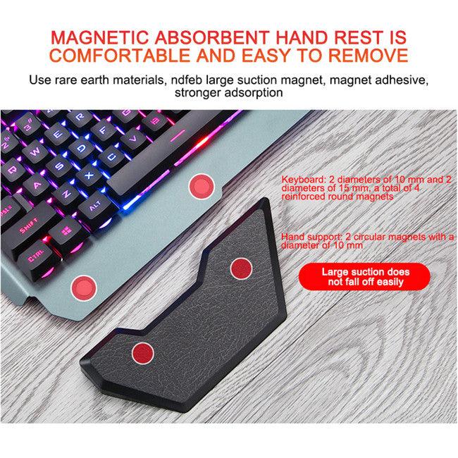 Ergonomic Keyboard with RGB Backlight