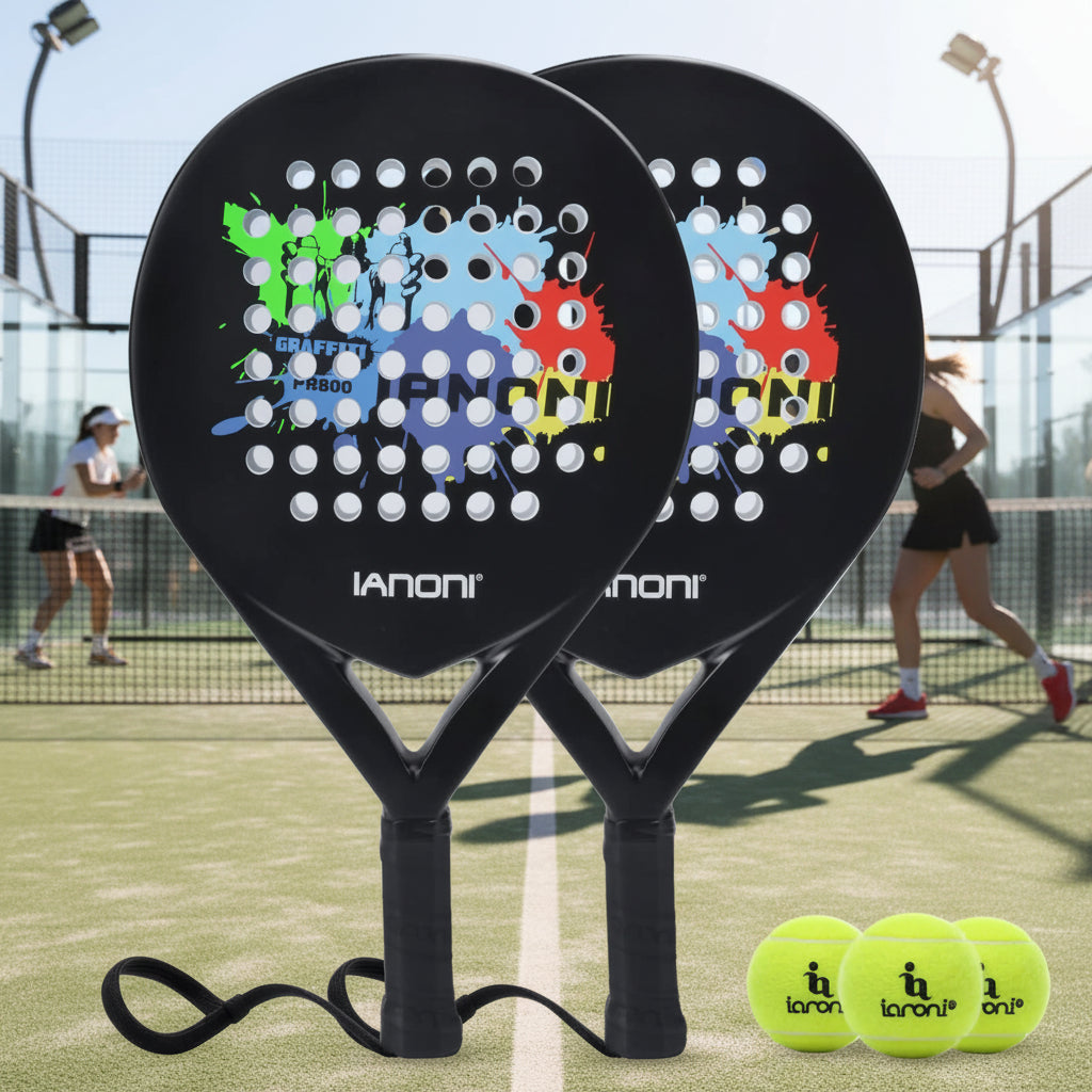Carbon Flex Padel Rackets with EVA Core