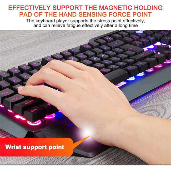 Ergonomic Keyboard with RGB Backlight
