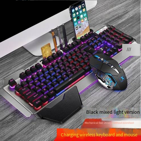 Ergonomic Keyboard with RGB Backlight