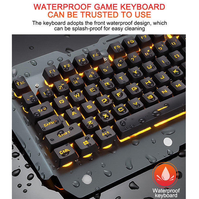 Ergonomic Keyboard with RGB Backlight