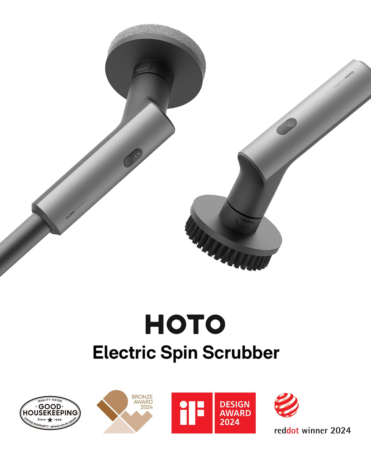 HOTO Cordless Electric Spin Scrubber