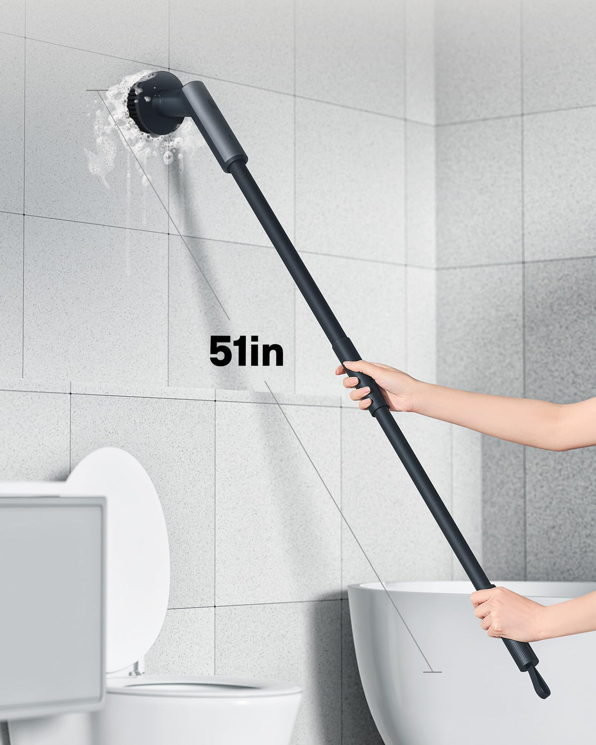 HOTO Cordless Electric Spin Scrubber