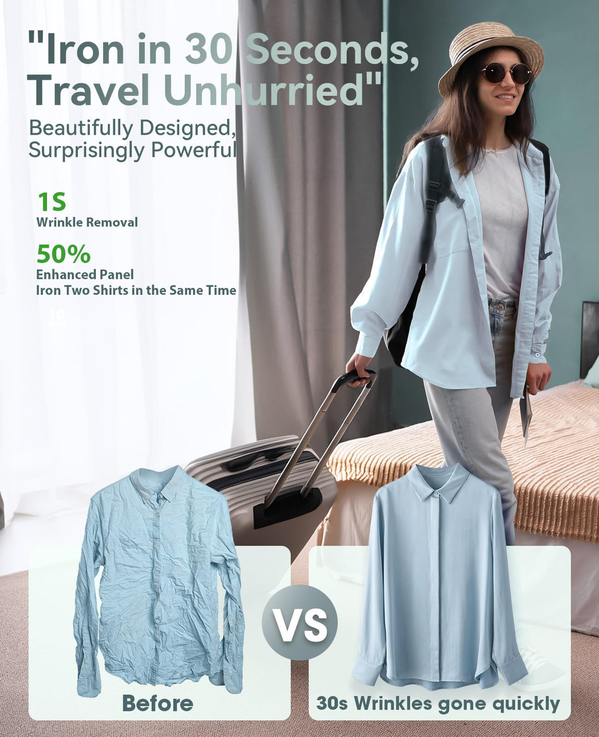 Jack ＆ Rose Travel Steamer for Clothes