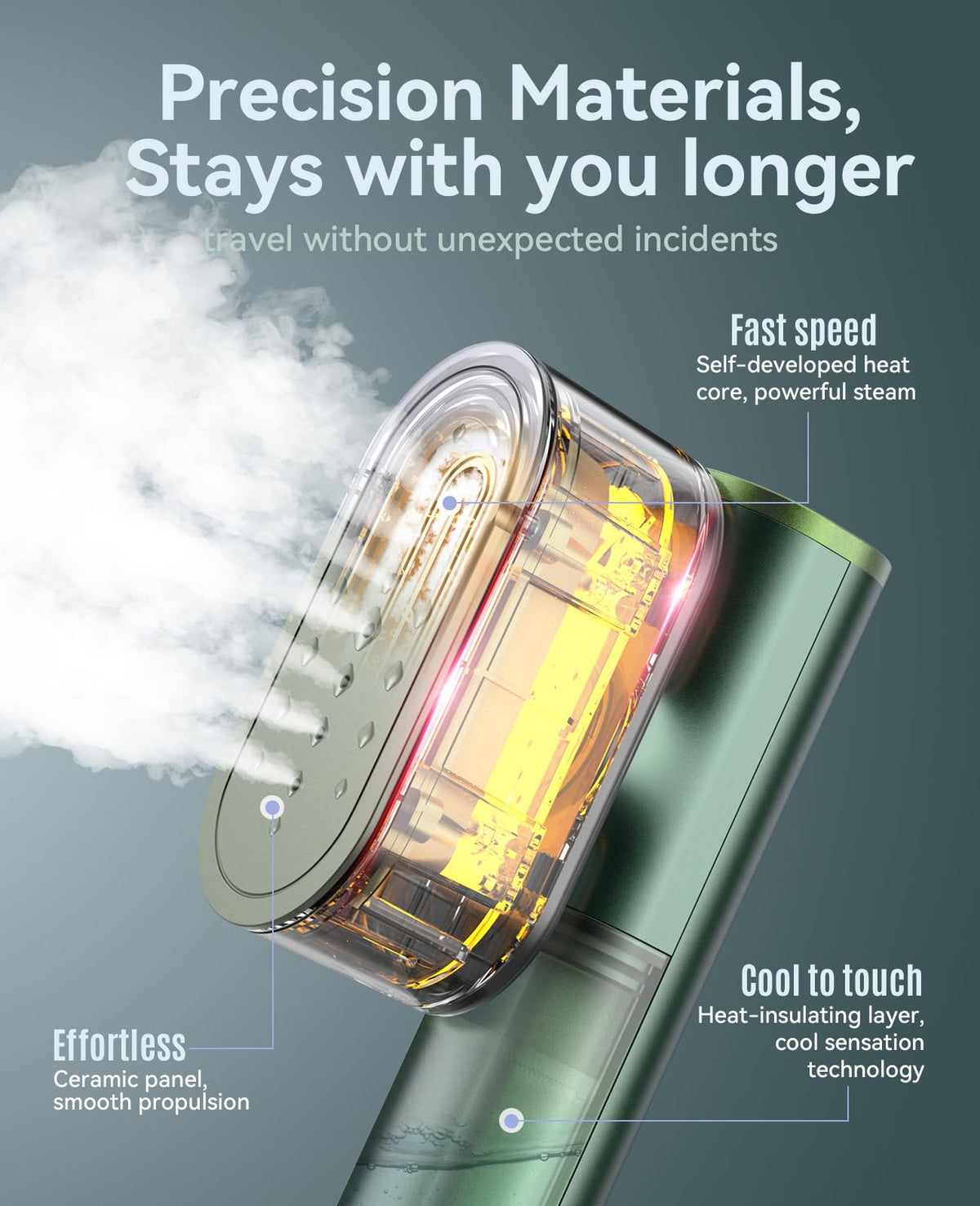 Jack ＆ Rose Travel Steamer for Clothes