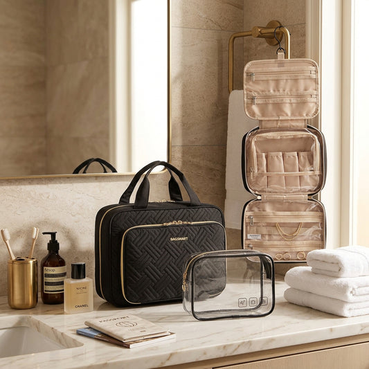BAGSMART Toiletry Bag Makeup Organizer