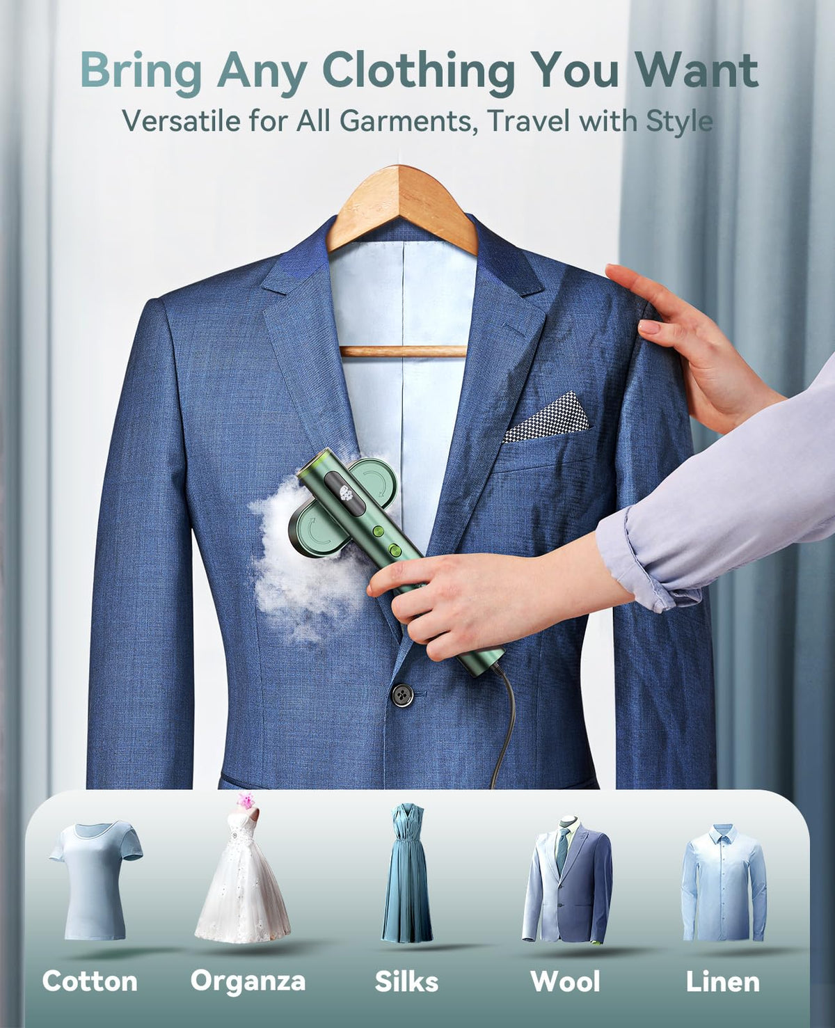 Jack ＆ Rose Travel Steamer for Clothes
