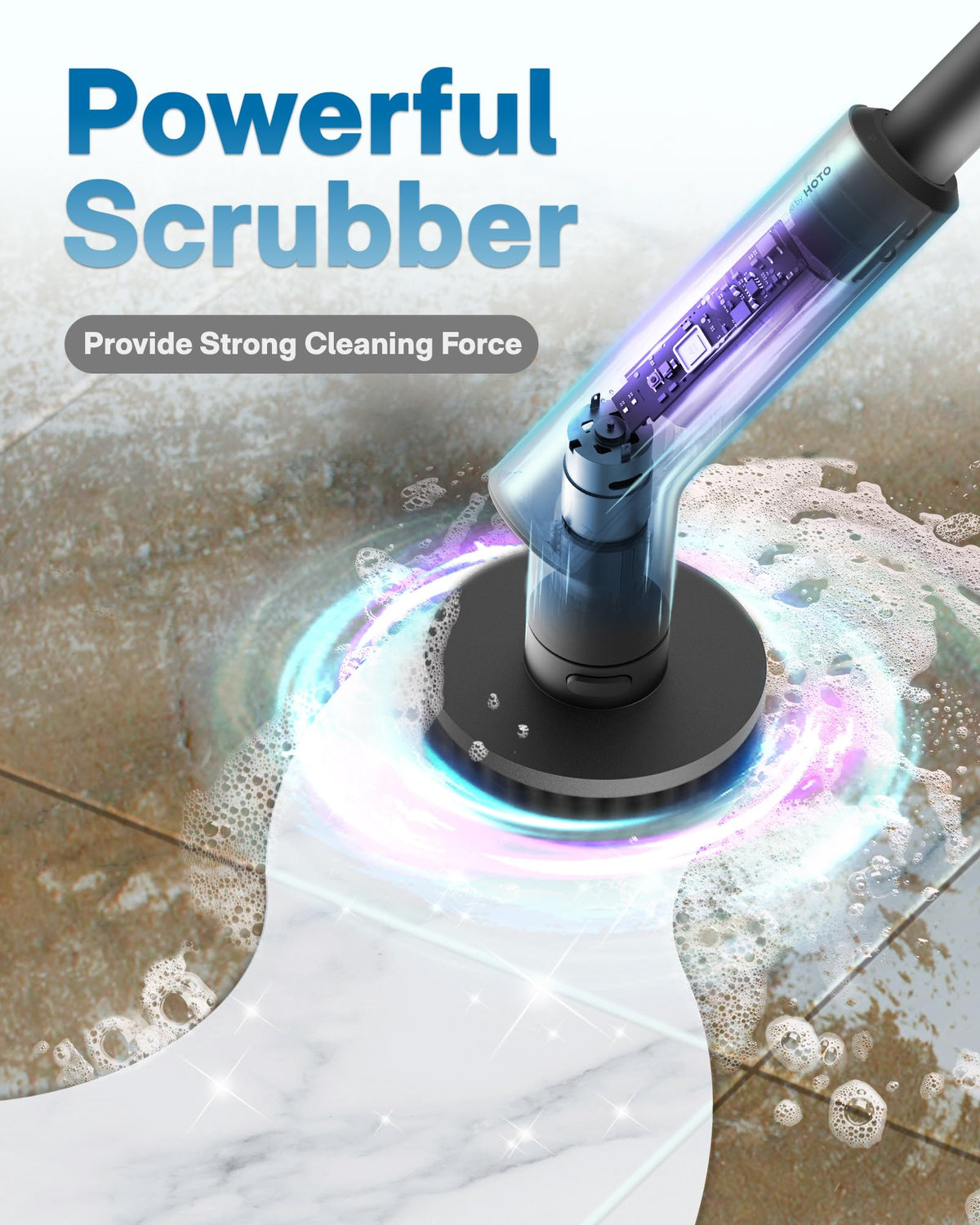HOTO Cordless Electric Spin Scrubber