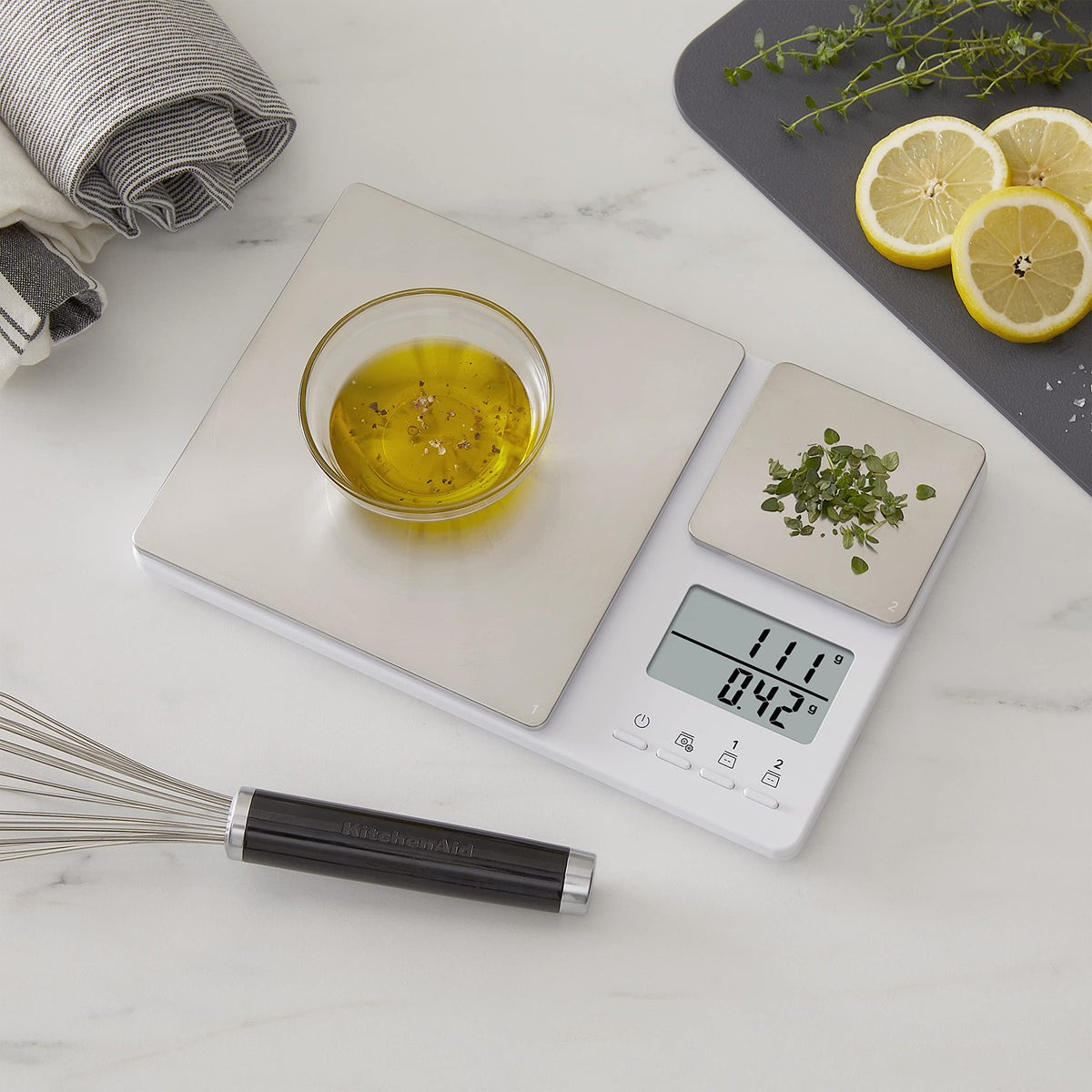 Dual Platform Digital Kitchen and Food Scale