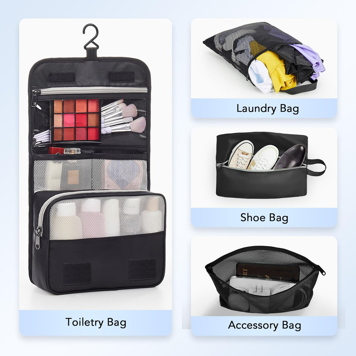 Compression Packing Cubes for Travel Essentials
