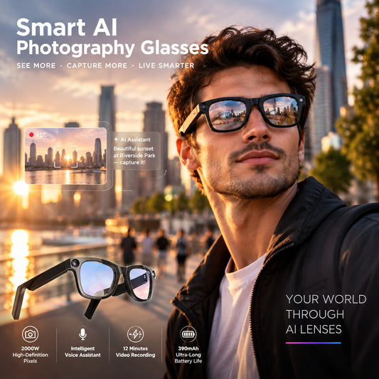 AI Camera Smart Glasses