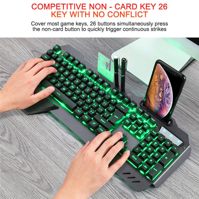 Ergonomic Keyboard with RGB Backlight