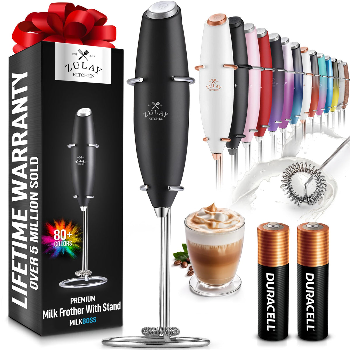 “VelvetFroth™ Handheld Milk Frother”